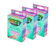3x 24pc Crayola Colors Of Kindness Crayons Kids/Child Drawing Colouring Set 3y+