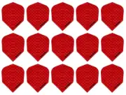 5 Sets Harrows Dimplex Standard Dart Flights - Ships Tracking - Red