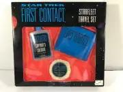 STAR TREK First Contact Starfleet Travel Set Soap Cologne Wallet 1996 NIB 555