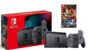 NEW ⭐Nintendo Switch Console Bundle Gray Joy Con 32GB V2 + Sonic Forces Game