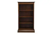 CT Tasmania Solid Timber 4 Tier Bookcase - Mahogany