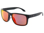 Oakley Holbrook Polarized Sunglasses OO9102-51 Matte Black/Ruby Iridium