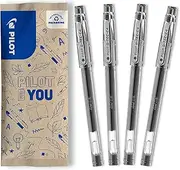 Pilot Gtec C4 Gel Rollerball Tip - Black (Pack of 4)