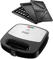 Russell Hobbs Fiesta 24540-56 Multifunctional 3-in-1 Sandwich Maker, Waffle Iron, Contact Grill, Dishwasher Safe & Non-Stick Plates, Expandable: Cake Pop, Mini Doughnut, Churros