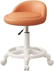 Adjustable Height Beauty Chair, Swivel Bar Stool, Multicolor Rolling Chair with Backrests for Beauty Salon, Nail Salon, SPA, Makeup, Tattoo Artists,G