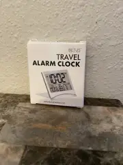 Betus Digital Travel Alarm Clock - Foldable Calendar Temperature Timer