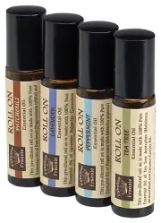 Fabulous Frannie Pre-Diluted Essential Oil Roll On Value Set 4 Pack - 10ml each