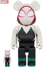 BE@RBRICK SPIDER-MAN INTO THE SPIDER-VERSE SPIDER-GWEN 400% & 100% Bearbrick