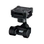 HEQ Gimbal G-port Compatible with DJI O3 AirUnit/ WalkSnail CADDX Support Sbus Pwm Mavlink for RC Airplane Fixed-Wing FP
