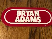 Vintage 101 WRIF Detroit Bryan Adams Bumper Sticker