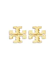 Tory Burch Kira T Monogram Stud Earrings