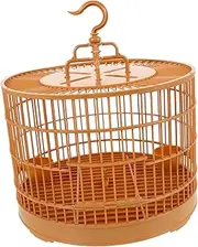 VILLFUL Parrot Birdcage Indoor Bird Cage Lovebird Cage Corner Bird Cage House Bird Carrier Bird Cage with Feeder Small Bird Cage Canary Cage Round Bird Cage Parakeet Cage Bird Nest Plastic