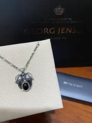 ［夏金SHOP］Georg Jensen 1994-2004黑瑪瑙-復刻版 年度項鍊