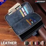 For iPhone 16 15 14 13 12 11 Plus/Pro/Max XS 8/7 Wallet Case Leather Flip Cover