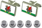 [Select Gifts] Shirt Dress Studs Kazan City Russia Flag Cufflinks
