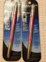 2X-- MAX FACTOR HIGH DEFINITION LIPLINER with LIPSTICK BRUSH-Laser Pink