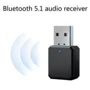 USB Bluetooth 5.1 Music Stereo Wireless Audio Receiver Adapter Home Car PC AUX