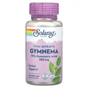 Solaray, Gymnema, Vital Extracts, 385 mg, 60 VegCaps