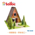 德國TEIFOC 益智磚塊建築玩具-經典石砌婚禮教堂TEI5230 親子手作 蓋房子 磚塊玩具 陶製迷你磚頭 擬真磚塊