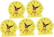 ERINGOGO 3-Hand Clock Models 8cm Teaching Toys for Boys and Girls Perception Time Tool for Home Classroom Decor