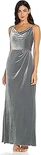 [Adrianna Papell] Women's Cowl Neck Velvet Gown