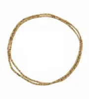TULSI KANTHI MALA Two Neck Rounds Hare Krishna Mala 2mm Beads Length 32 Inches.