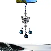 Evil Eye Wind Chime - Decorative Outdoor Hanging Charm, Protective Wind Bells | Mobile Evil Eye Blessing Windcatcher, Garden Hanging Ornament, Handmade Spiritual Decor, Good Luck Charm