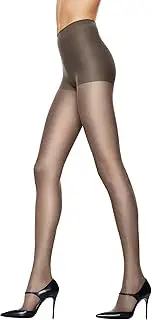 [Hanes] Women's Control Top Sheer Toe Silk Reflections Panty Hose, Quick Silver, E/F