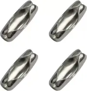 Ball Chain Connector Clasps 300 Pieces Number 3 Connectors Fits 2.4Mm Beaded Ba