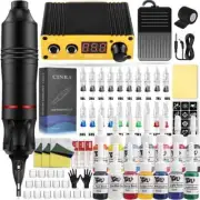 Tattoo Machine Set Rotary Tattoo Pen Power Supply Needle Ink DC Interface Rotary