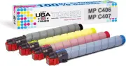 MADE IN USA TONER Compatible Replacement for Ricoh MP C306, C307, C406, C407