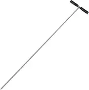 RIZGHWOY Stainless Steel Soil Probe, 32 to 48 Inch Adjustable Ground Probe for Locating Septic Tanks, Ideal for Underground Pipes