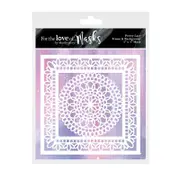 Hunkydory Pretty Lace Frame & Background For the Love of Stamps