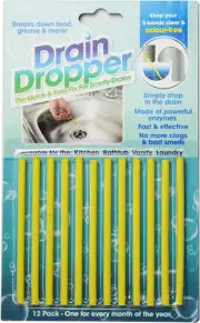 Drain Cleaner Sticks, Deodorizer Sticks, Clog Remover Sticks, Odor Free Dropper