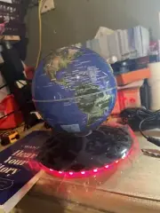 Magnetic Levitating Floating Globe World Map LED Light Night Lamp Home Decor