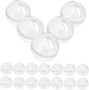 Vaguelly Infant Pet Toys Rattle Inserts 30pcs Plush Doll Repair Noise Maker Bright Colors Cute Shapes