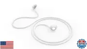 Eargasm White Connector Cord for Earplugs - Protect Earplugs with Flexible Si