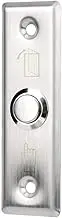 Door Access Control System Switch, Doors Accesses Controls Button Press Close Engraved Releases Reset Stainless Steel for Gates for Exits