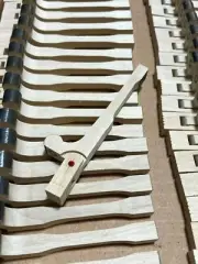 Set of 90 Wood Full Size Upright/Vertical Piano Jacks with Flanges