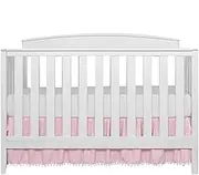 Crib Skirt with Tassels - Dustproof Ruffle with Tassels - Cot Skirt | Dustproof Ruffle with Tassels for Standard Crib and Most Toddler Beds