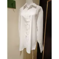 在飛比找蝦皮購物優惠-60/臺灣製SHUAY JIUNN純白襯衫