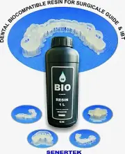 DLP SLA LCD 3d printer biocompatible resin for dental & prototypes.