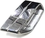 Compatible For BMW 525i 528i 530i G30 G31 Exhaust Tip Muffler Square Cover Stainless Steel Exhaust 2018 2019 2020 2021 2022 2023 Nozzle(Silver right)