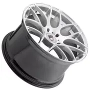 (4) 19" Staggered Avant Garde Wheels Ruger Mesh Liquid Silver Rims (B1)