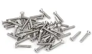 uxcell M2-0.4 x 12mm Fine Thread Stainless Steel Phillips Flat Countersunk Head Machine Screws 50pcs