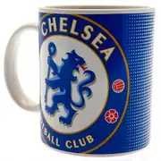 Chelsea FC Large Crest Mug Blue/White One Size