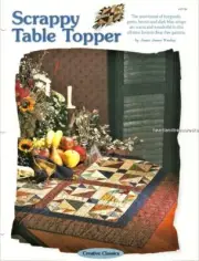 Scrappy Table Topper Creative Scrap Pieced Quilt Pattern Leaflet