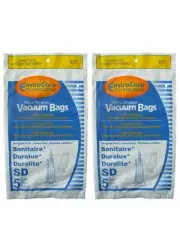 Sanitaire SD Micro with Closure Vacuum Bags, Electrolux, Eureka 10PK