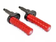 Ducabike Ducati Scrambler CNC Adjustable Foot Pegs - Red
