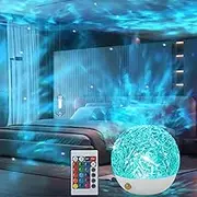 LED Starry Sky Projector, 3D Northern Light Projector with 16 Lighting Effects & Remote Control Galaxy Projector, Flame Starry Sky LED Projector Night Light Adults Children for Gift Party
